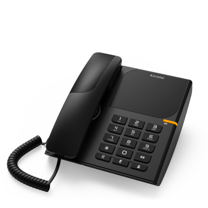 Стационарен телефон Alcatel T28 - черен