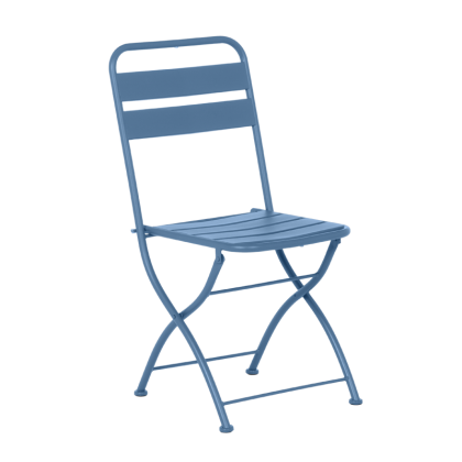 Сгъваем кетъринг стол YOM - тъмносин