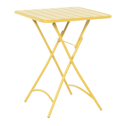 Сгъваема кетъринг маса OKENE - жълта