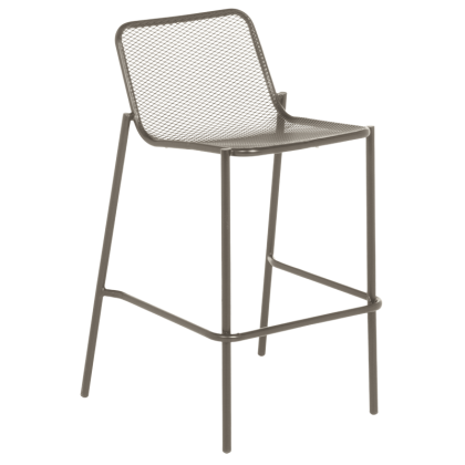 Метален кетъринг бар стол BAMA - капучино