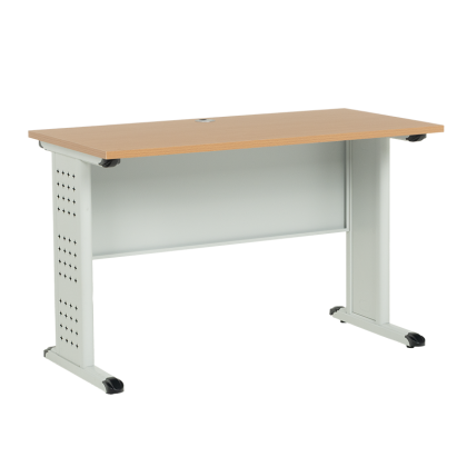 Метално бюро Carmen CR-1315 K - сиво / бук