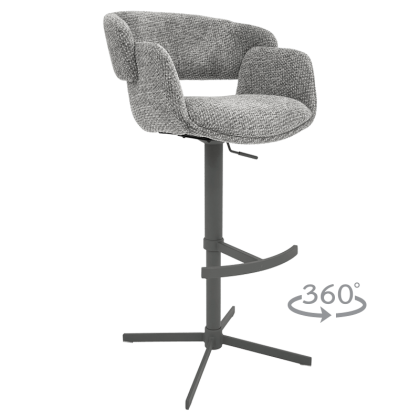 Бар стол PAIDE 8 - сив 44