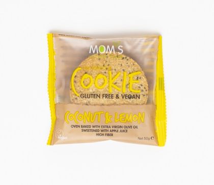 Бисквитка кокос и лимон Mom's, без глутен 50 гр