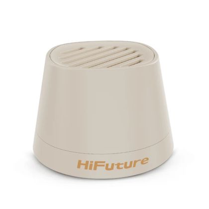 Тонколони HiFuture Mega S Latte, Bluetooth 5.4, MagSafe, 5W Output, Built-in MIC support Handsfree, Pair to Play (TWS Mode), Up to 10 Hours Playtime, Wireless Charge (7.5W-15W), Phone Holder