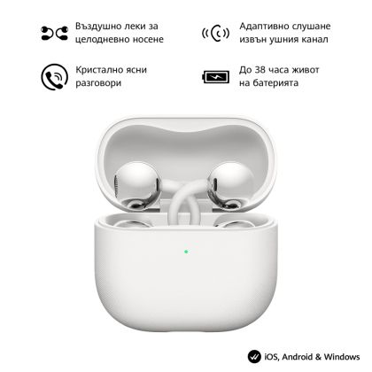 Слушалки Huawei FreeClip 2 Robin-T10 White