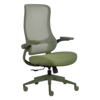 Ергономичен стол BAKU - зелен