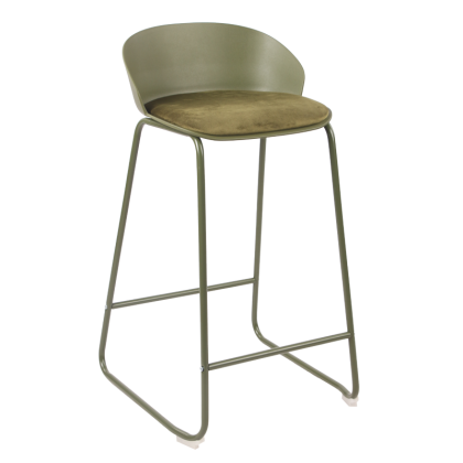 Бар стол TOLOSA - тъмнозелен