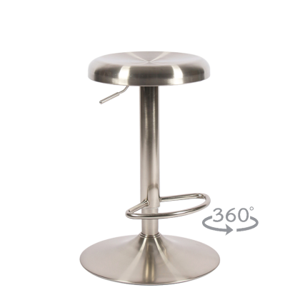 Бар стол URFA - сребърен