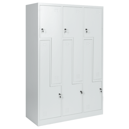 Метален шкаф Carmen CR-1294 J - сив