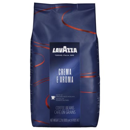 Кафе Lavazza Crema e Aroma Blue, на зърна, 1 kg
