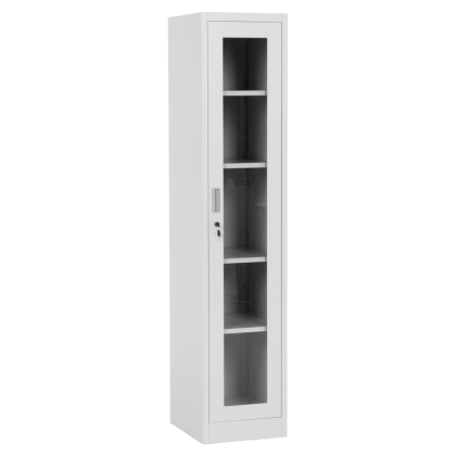 Метален шкаф Carmen CR-1001 J - сив