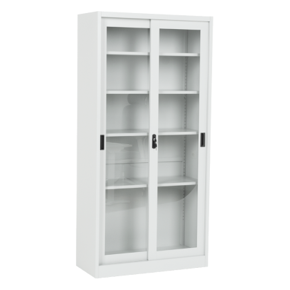 Метален шкаф Carmen CR-1002 J - сив