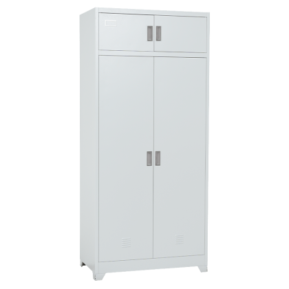 Метален шкаф Carmen CR-1229 J - сив