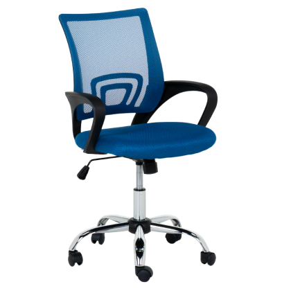 Работен офис стол Carmen 7050-1 LUX - син