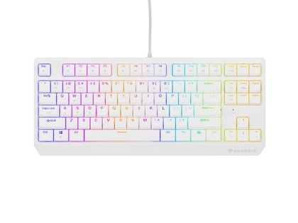 Клавиатура Genesis Gaming Keyboard Thor 230 TKL US RGB Mechanical Outemu Red White Hot Swap