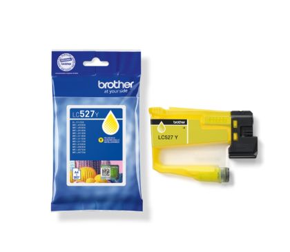 Консуматив Brother LC527XLY  Yellow Ink Cartridge for MFCJ5010DW/MFCJ5110DW - 2000 page yield