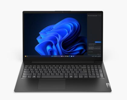 Лаптоп Lenovo V15 G5 Intel Core i3-1315U, 6C (up to 3.3GHz, 10MB), 16GB SODIMM DDR5-5200, 512GB SSD, 15.6" FHD (1920x1080) IPS AG, Intel UHD Graphics, HD 720p Cam, WLAN, BT, 3 cell, DOS, 3Y CCI+Essential USB Mouse+Toploader T210 Grey