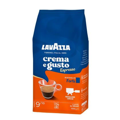 Кафе Lavazza Crema e Gusto Forte, на зърна, 1 kg