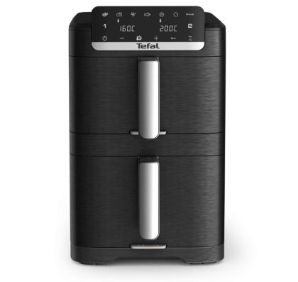 Уред за здравословно готвене Tefal EY7568E0 Crispy Stack Af Genius+Acc Blk