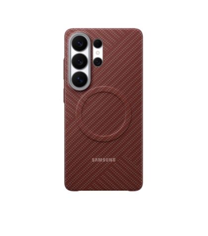 Калъф Samsung S26 Ultra Carbon Magnet Case Coral Red