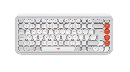 Клавиатура Logitech Pop Icon Keys - White - US INT'L - BT - N/A - INTNL-973