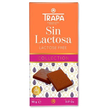 Млечен шоколад, без лактоза, Trapa, 90гр