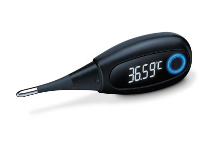 Термометър Beurer OT 30 BasalControl Smart, Ovulation thermometer, Bluetooth, Suitable for oral & vaginal measurements; Can be disinfected, Waterproof, Wireless transfer of the data