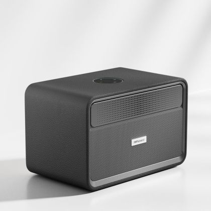 Тонколони HiFuture Passion X Black, 100W Output (Max.Power), Built-in Powerful DSP with DynaBoost Technology, Crafted Wood Cabin, Wireless 5.4, Two-Way Full Range Speaker System, Built-in 8000mAh High-Performance Battery System, Pair to Stereo Sound Syste