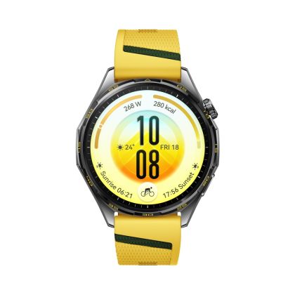 Часовник Huawei Watch GT 7  Atum-B39FY Yellow and Green Fluoroelastomer