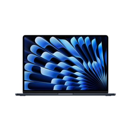 Лаптоп Apple MacBook Air 15.3: Apple M5 chip with 10-core CPU and 10-core GPU, 24GB, 1TB SSD - Midnight