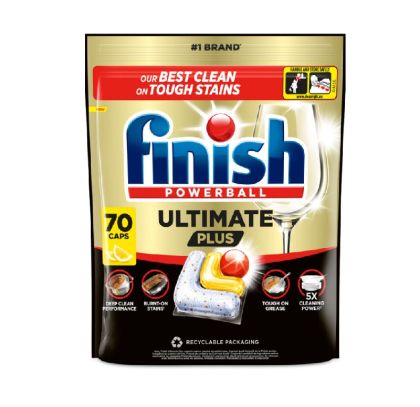 Таблетки за съдомиялна Finish Powerball Ultimate Plus All in 1,  70 бр.