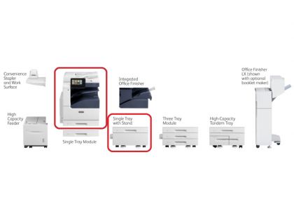 Лазерно многофункционално устройство Xerox VersaLink C7025 + 1-Tray with Stand Module + 320GB HDD