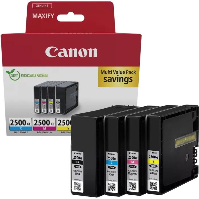 Консуматив Canon PGI-2500XL BK/C/M/Y Multi Pack