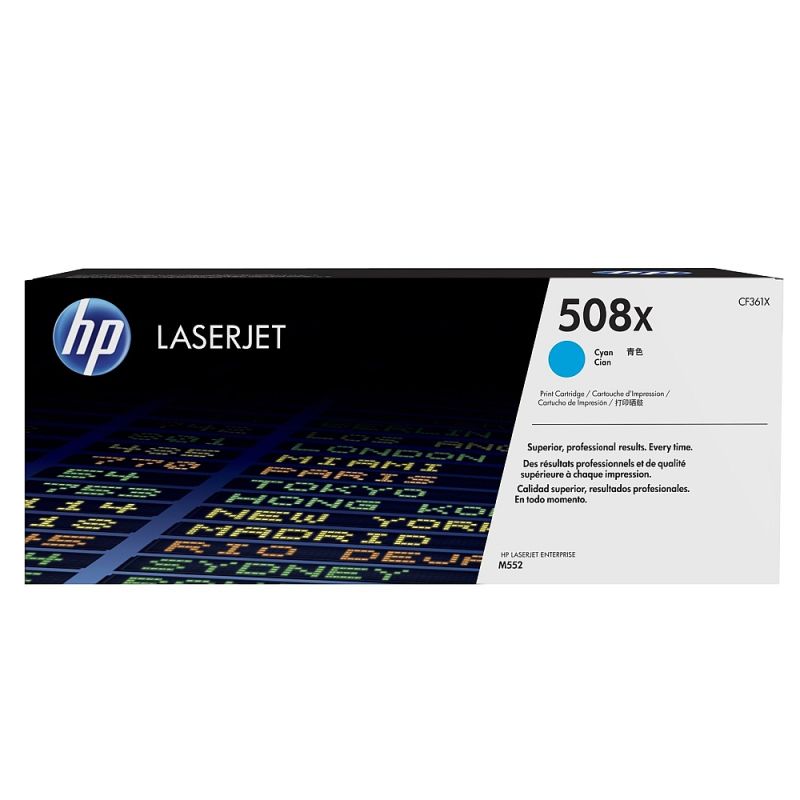 Консуматив HP 508X High Yield Cyan Original LaserJet Toner Cartridge (