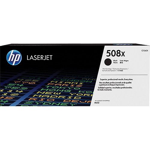Консуматив HP 508X High Yield Black Original LaserJet Toner Cartridge 