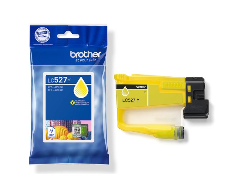 Консуматив Brother LC527Y Yellow Ink Cartridge for MFCJ5010DW/MFCJ5110