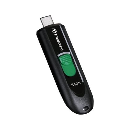 Памет Transcend 64GB, USB3.2, Pen Drive, Type-C, Capless, Black