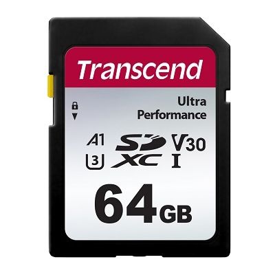 Памет Transcend 64GB SD Card UHS-I U3 A1 Ultra Performance