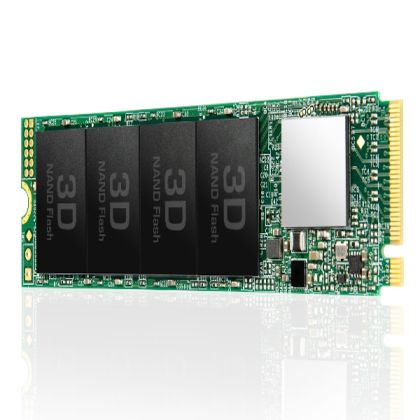 Твърд диск Transcend 1TB, M.2 2280, PCIe Gen3x4, M-Key, 3D TLC, DRAM-less