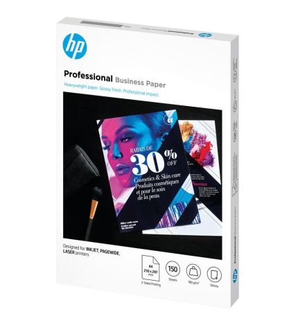 Хартия HP Inkjet, PageWide and Laser Professional Business Paper, A4, glossy, 180g/m2, 150 sheets