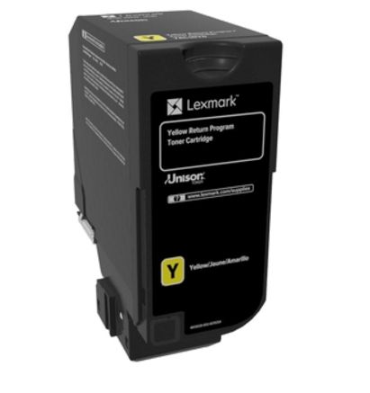 Консуматив Lexmark 74C20Y0 CS720, CS/CX725 Yellow Return Programme 3K Toner Cartridge