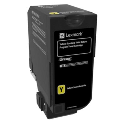 Консуматив Lexmark 74C2SY0 CS720, CS/CX725 Yellow Return Programme 7K Toner Cartridge