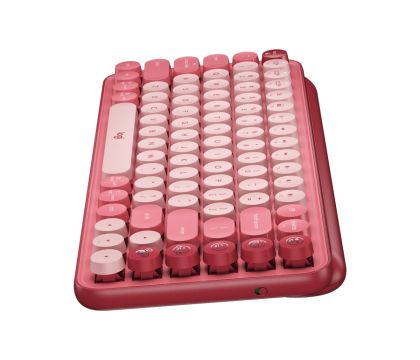 Клавиатура Logitech POP Keys Wireless Mechanical Keyboard With Emoji Keys - HEARTBREAKER_ROSE - US INT'L - INTNL