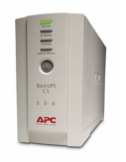 Непрекъсваем ТЗИ APC Back-UPS CS 500VA, USB or serial connectivity
