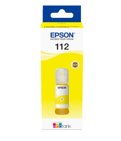 Консуматив Epson 112 EcoTank Pigment Yellow ink bottle