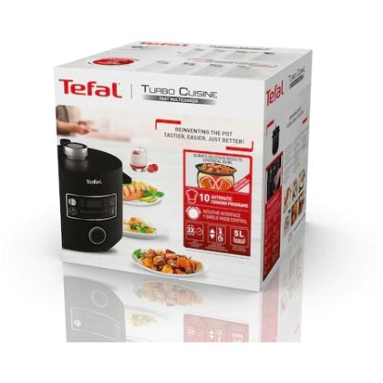 Мултикукър Tefal CY754830, Turbo Cuisine 5L (black)