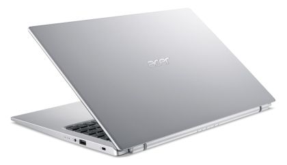 Лаптоп Acer Aspire 3, A315-35-C2QE, Intel Celeron N5100 Quad-Core (up to 2.8GHz, 4MB), 15.6" FHD (1920x1080) AG, Cam&Mic, 4 GB DDR4, 256GB SSD PCIe, Intel UMA Graphics, 802.11ac, BT 5.0, Linux, Silver