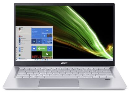 Лаптоп Acer Swift 3, SF314-511-30EN, Core i3-1115G4(3.00GHz up to 4.10GHz, 6MB), 14" FHD IPS, 8GB DDR4 onbord, 512GB PCIe SSD, Intel UMA Graphics, WiFi6ax+BT 5.0, Backlit KB, FPR, No OS, Silver