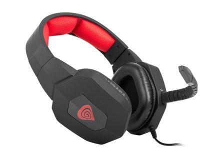 Слушалки Genesis Headphones Argon 400 With Microphone Black-Red (H59)