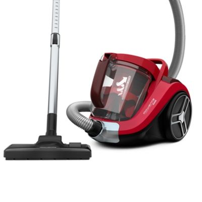Прахосмукачка Rowenta RO4853EA COMPACT POWER XXL, RED, 2.5L, 550W, 75dB, parquet - crevice tool - upholstery nozzle